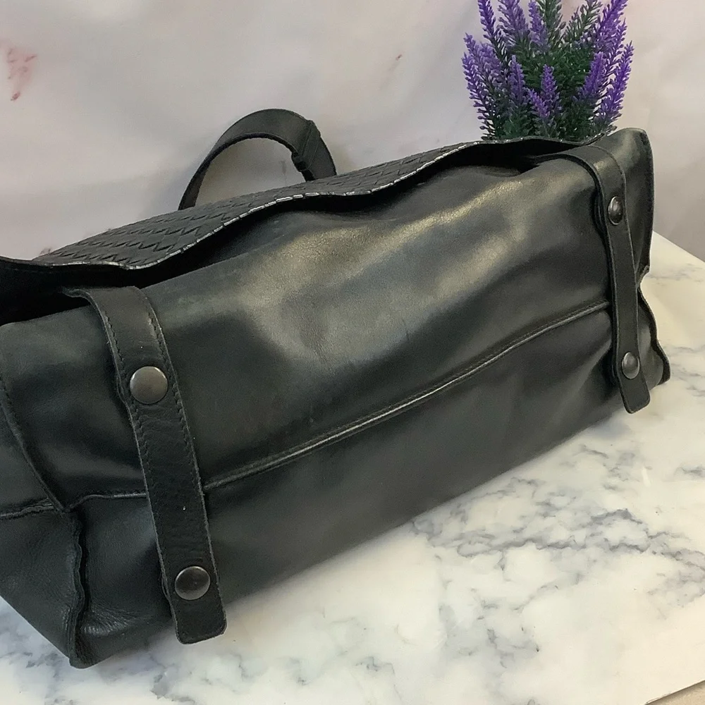 GUC Bottega Veneta Intrecciato Messenger Bag